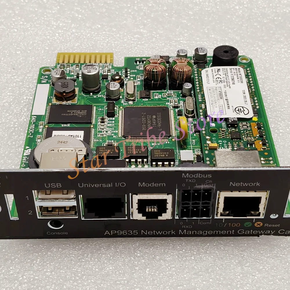 For APC AP9635 UPS Network Management Card Supports Interfaces Such As Modbus USB  Universal I/O Modem Network