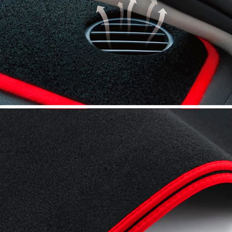 Car Dashboard For Ford Explorer 2017-2019 Car Dashboard Cover Avoid Light Pad Instrument Platform Cover Mat Carpet Accessories view 5