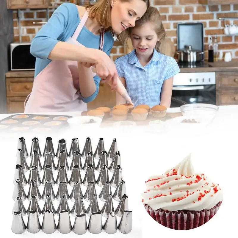 Pcsset Cake Decorating Tools Good Quality Stainless Steel Icing Piping Nozzles Pastry Tips Set Cake Baking Tools Coupler Cream