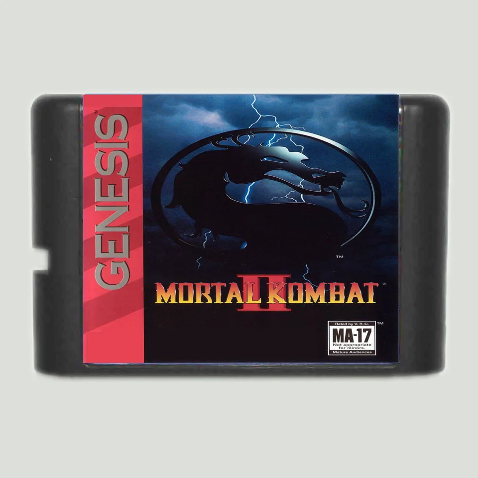 Mortal Kombat 2 Region Free 16Bit MD Game Card For Sega Mega Drive For Genesis