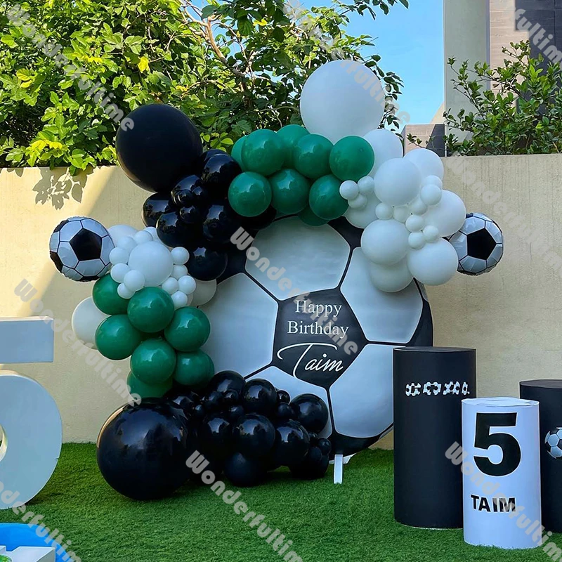 

Football Theme Balloon Arch Garland Kit Boy Birthday Decoration Adult Man Party Supplies Baby Shower Decor 4D Soccer Foil Globos