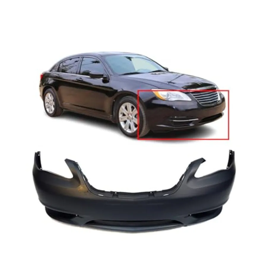 

Накладка на передний бампер, совместимая с Chrysler 200 LX S Touring Limited Convertible Sedan 2011-2014, грунтованная и готовая для покраски