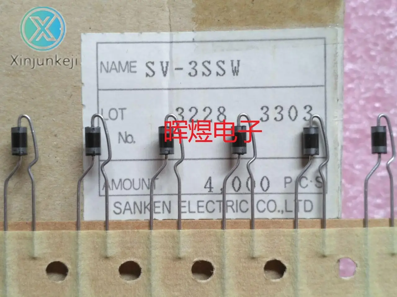 10 Chiếc Orginal Mới SV-3SS Diode Trục Đối Xứng Làm-41 Silicon Varistor Dọc Pin