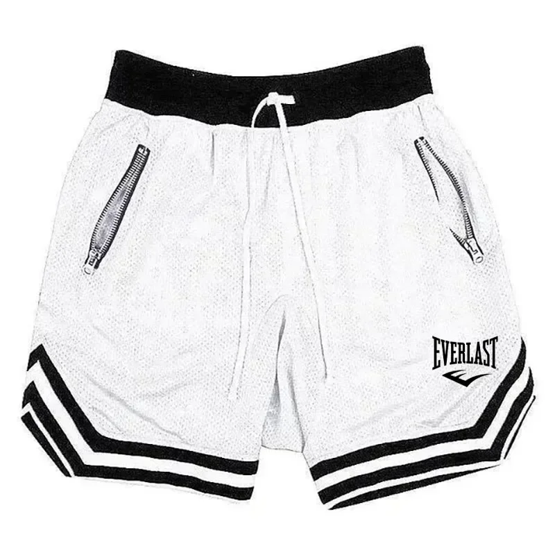

2026 new style fitness sports basketball shorts for men, summer casual loose breathable mesh shorts, fashionable sports pants