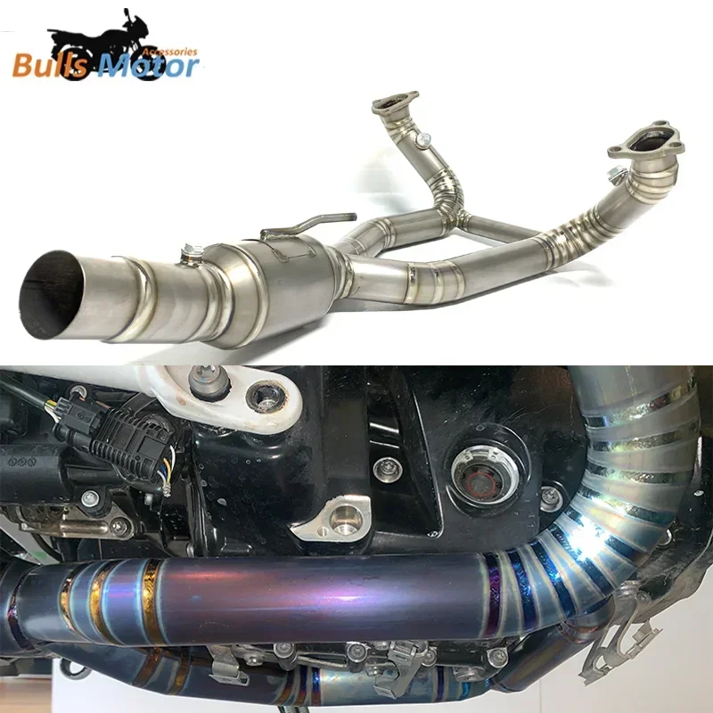 Scarico per R1250GS / RT / RS / R Performance De-cat Intestazioni R1250GS ADV Downpipe di scarico Collettore in titanio 2019+