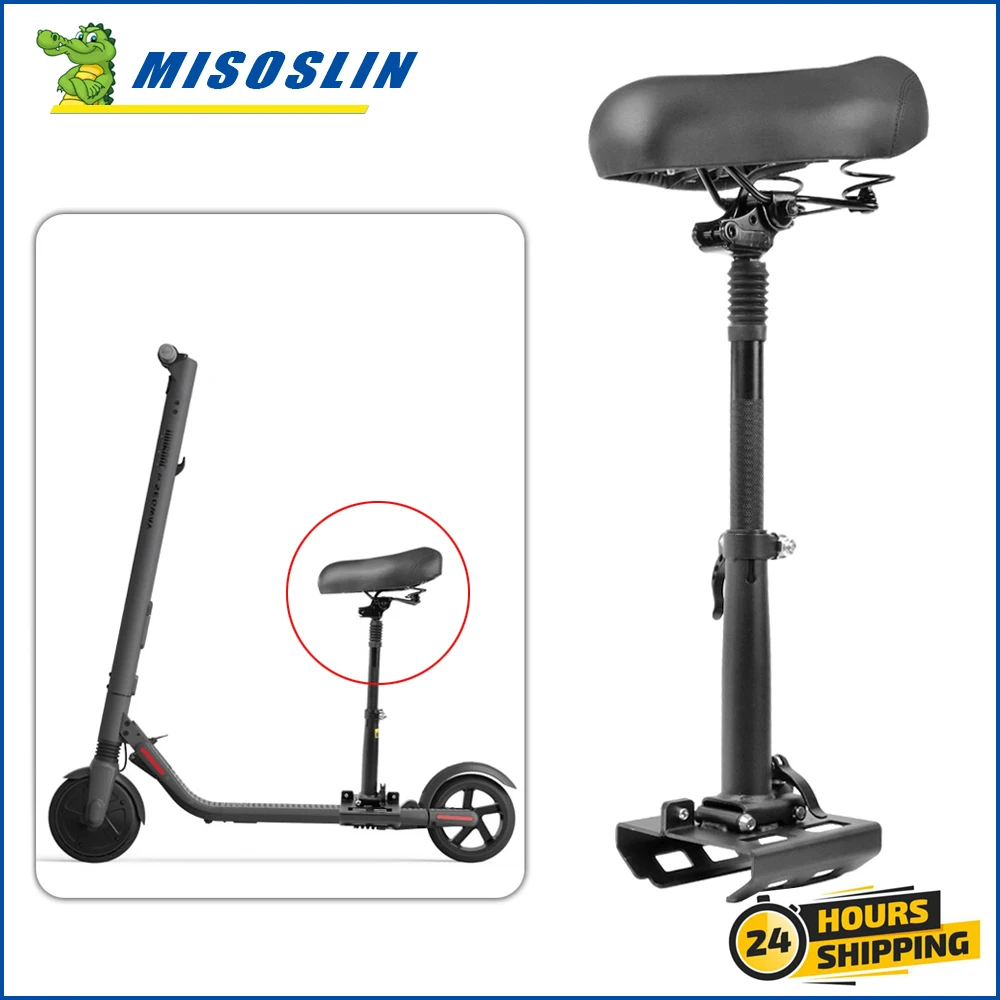 

For Segway Ninebot ES1 ES2 ES4 Electric Scooter Foldable Shock-Absorbing Folding Seat Skateboard Height Adjustable Chair Parts