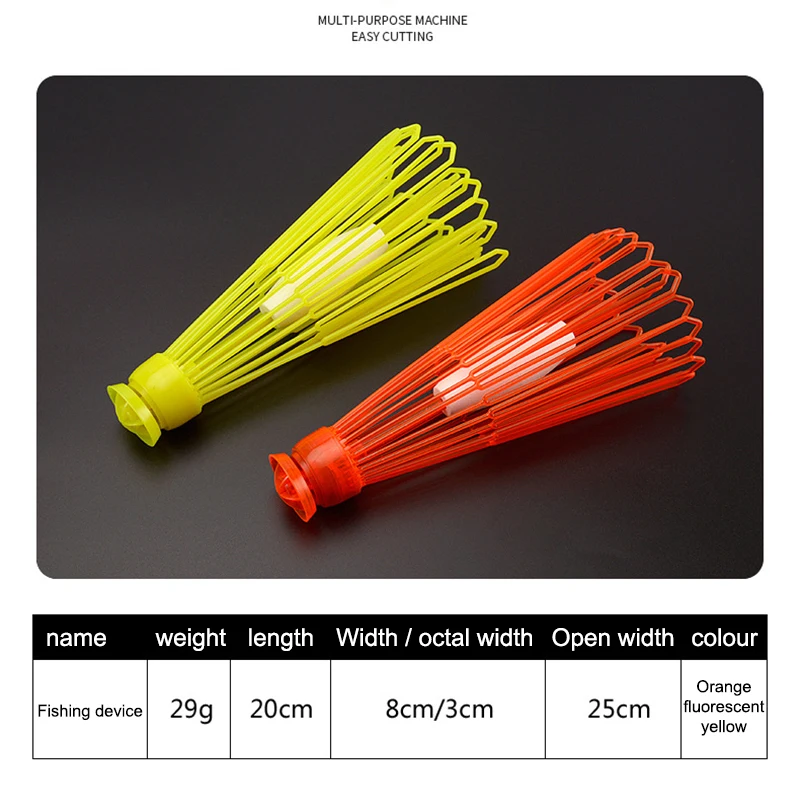 High Hit Light Weight Strong Handling Abs Material 20cm Float Catcher Lightweight High Hit Rate Low Resistance 29g Orange