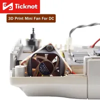 TicKnot-Kit de montaje de ventilador de refrigeración CC con impresión 3D para SEGA Dreamcast Game Noctua, adaptador de ventilador, radiador sin escobillas