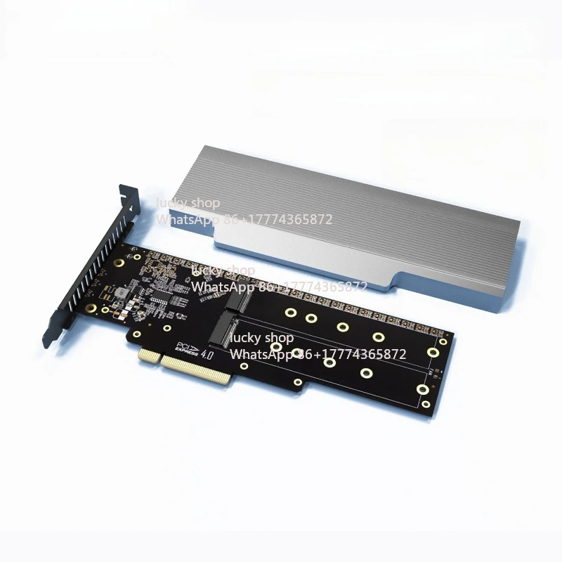 Seagull M2 SSD Array Card PCIE4.0 To M.2 Split NVME Adapter Card Dual Disk