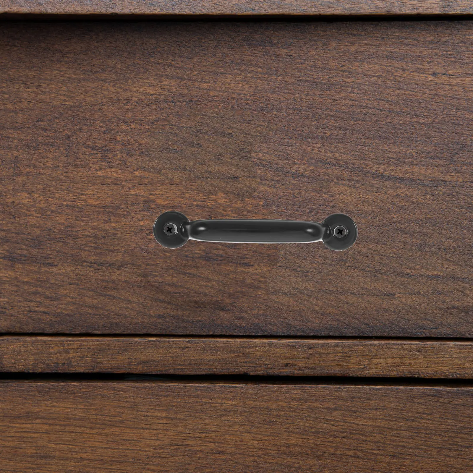 6Pcs Modern Minimalist Drawer Pulls Bronze Metal Surface Mounted Handles for Kitchen Cabinets Bedroom Wardrobes Cupboards