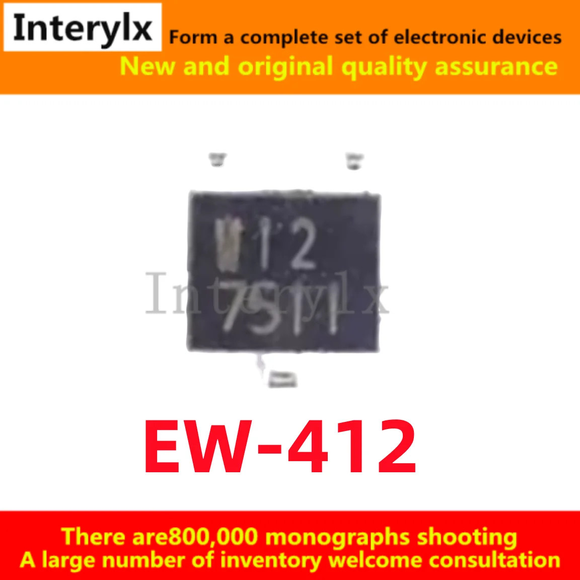 5-20Pcs/Lot Patch EW-412 EW412 Bipolar Latch Hall Component W12 Hall Switch Sensor Speed ​​Detection IC