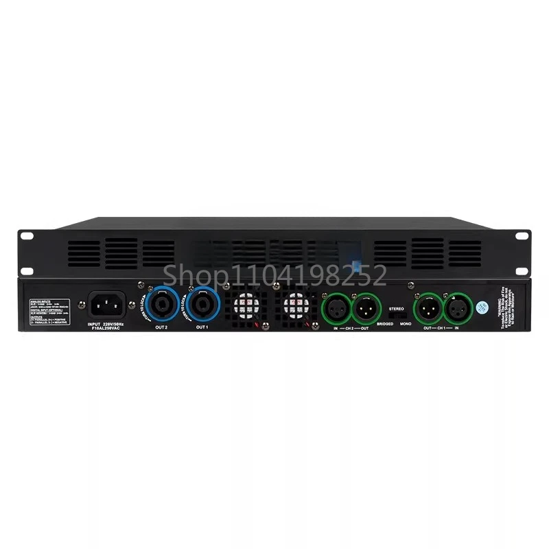 Professional digital power amplifier pure rear stage high-power four-channel stage audio set home performance conference
