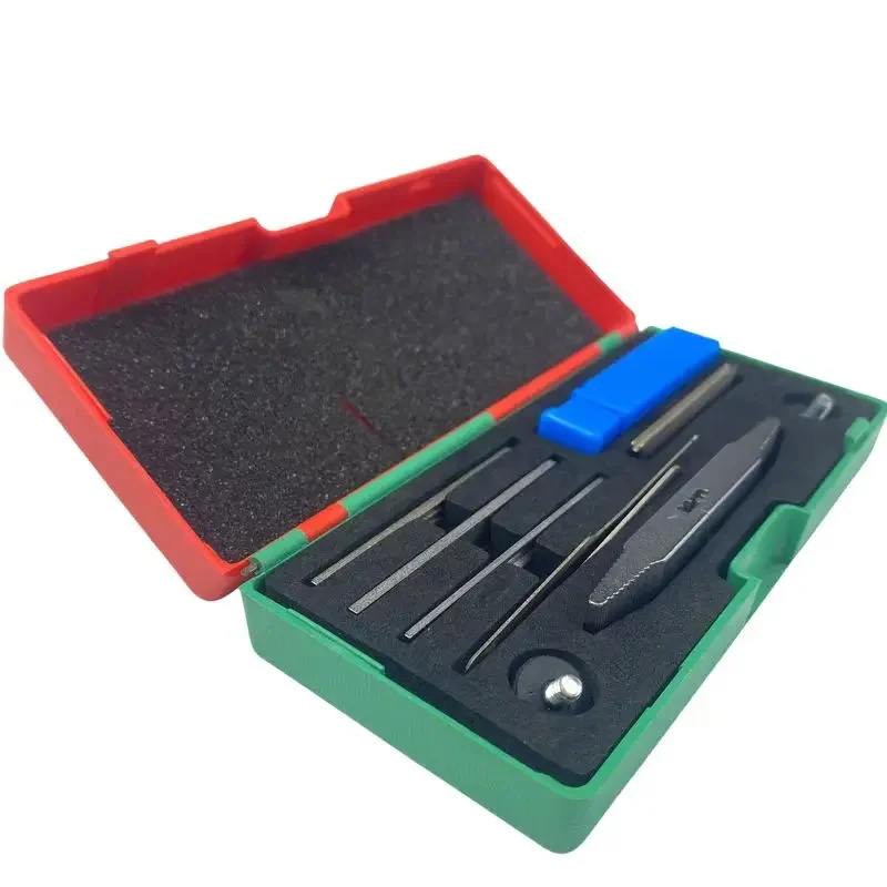 Imagem -05 - Serralheiro Ferramenta Suprimentos Kit de Acessórios de Reparação 3-head Tin Foil Tools Conjunto Completo Boa Qualidade ab Caixa