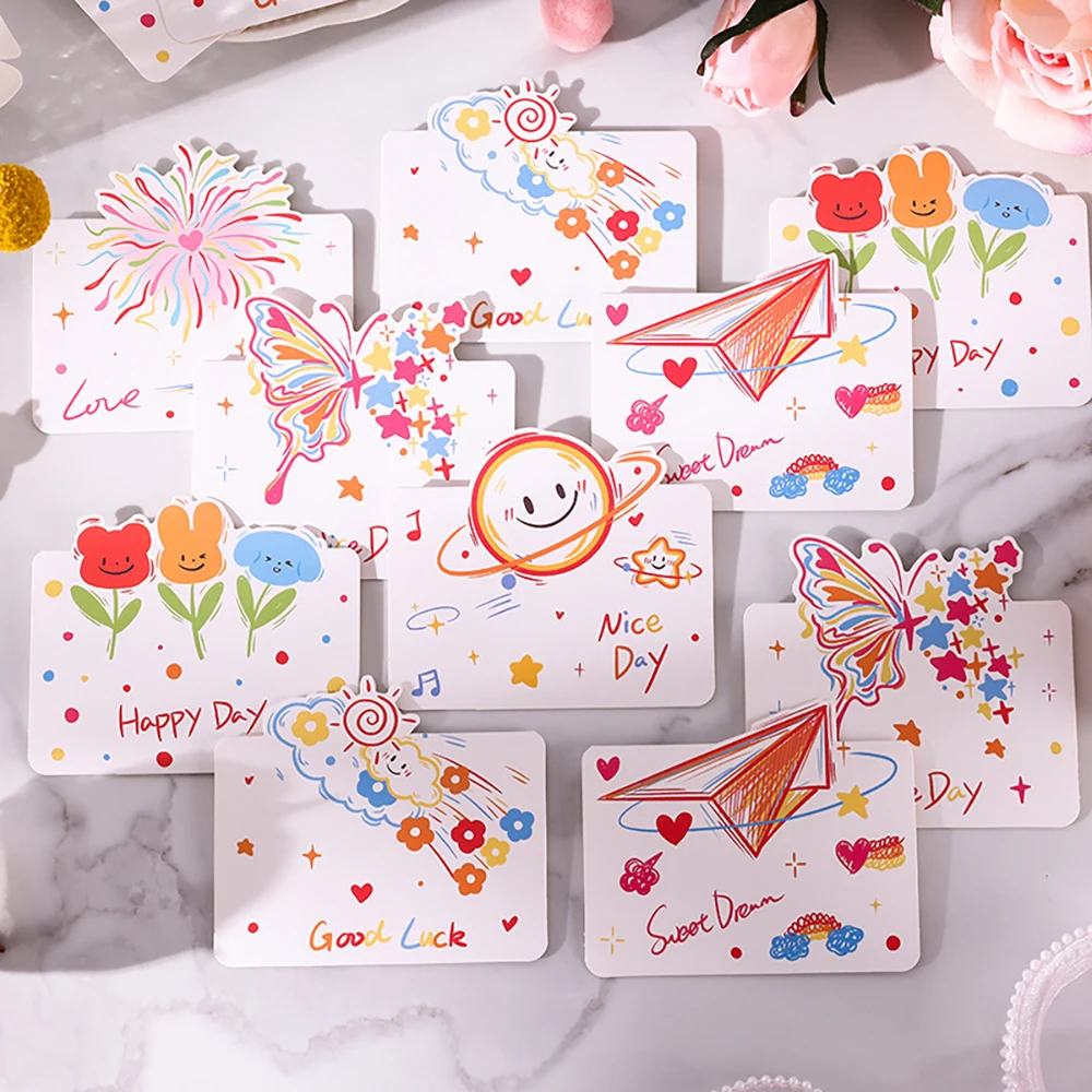 

Simple and Simple Picture Greeting Card Qixi Valentine's Day Birthday Thank You Card Blessing Card