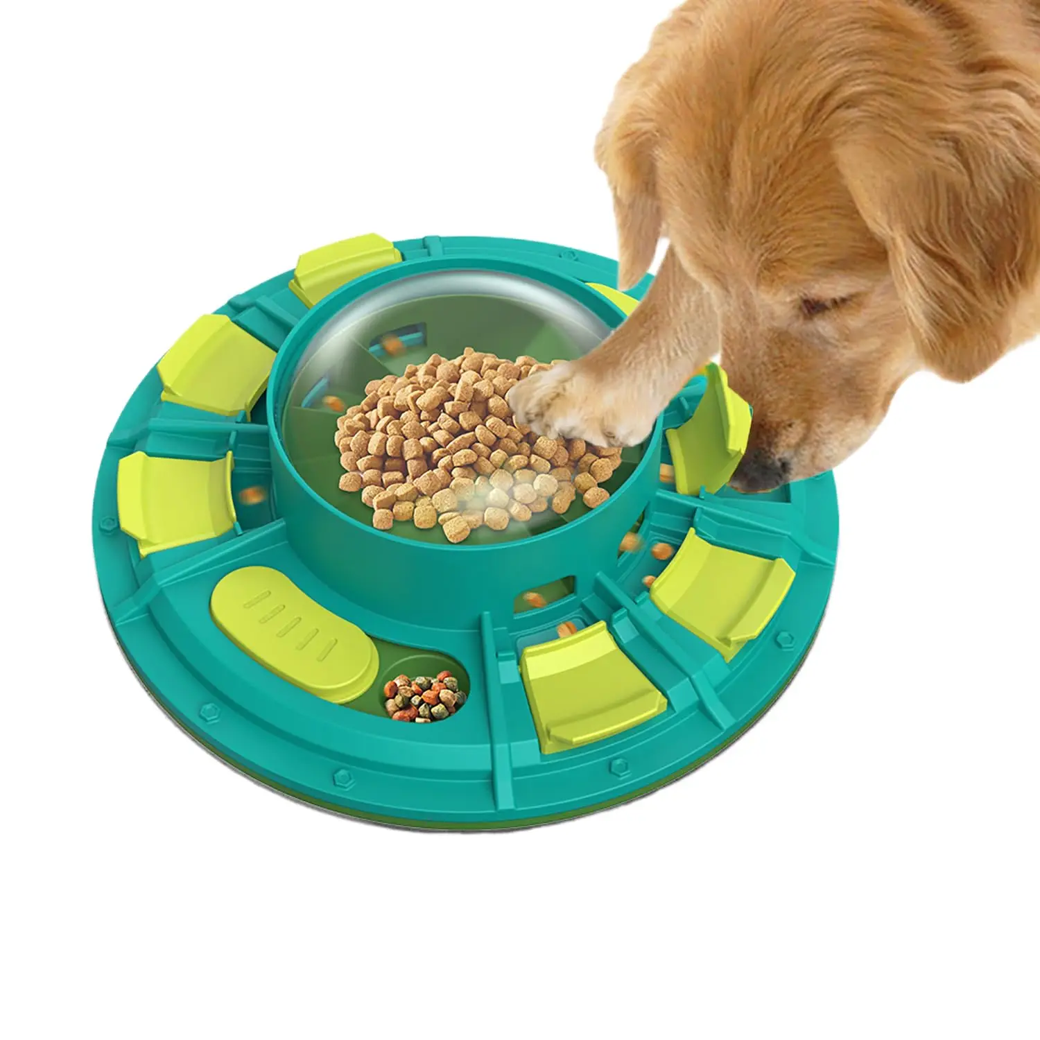 Interactive Dog Food Puzzle Toy & Slow Feeding 3 in 1 Dog Nail Scratch Board  for Small Medium, and Large Dogs Brain Stimulation