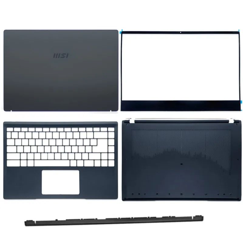 

NEW Laptop LCD Back Cover/Front Bezel/Palmrest/Hinge Cover/Bottom Case For MSI Modern 14 M14 MS-14D1 14D2 14DK 14B3 Series