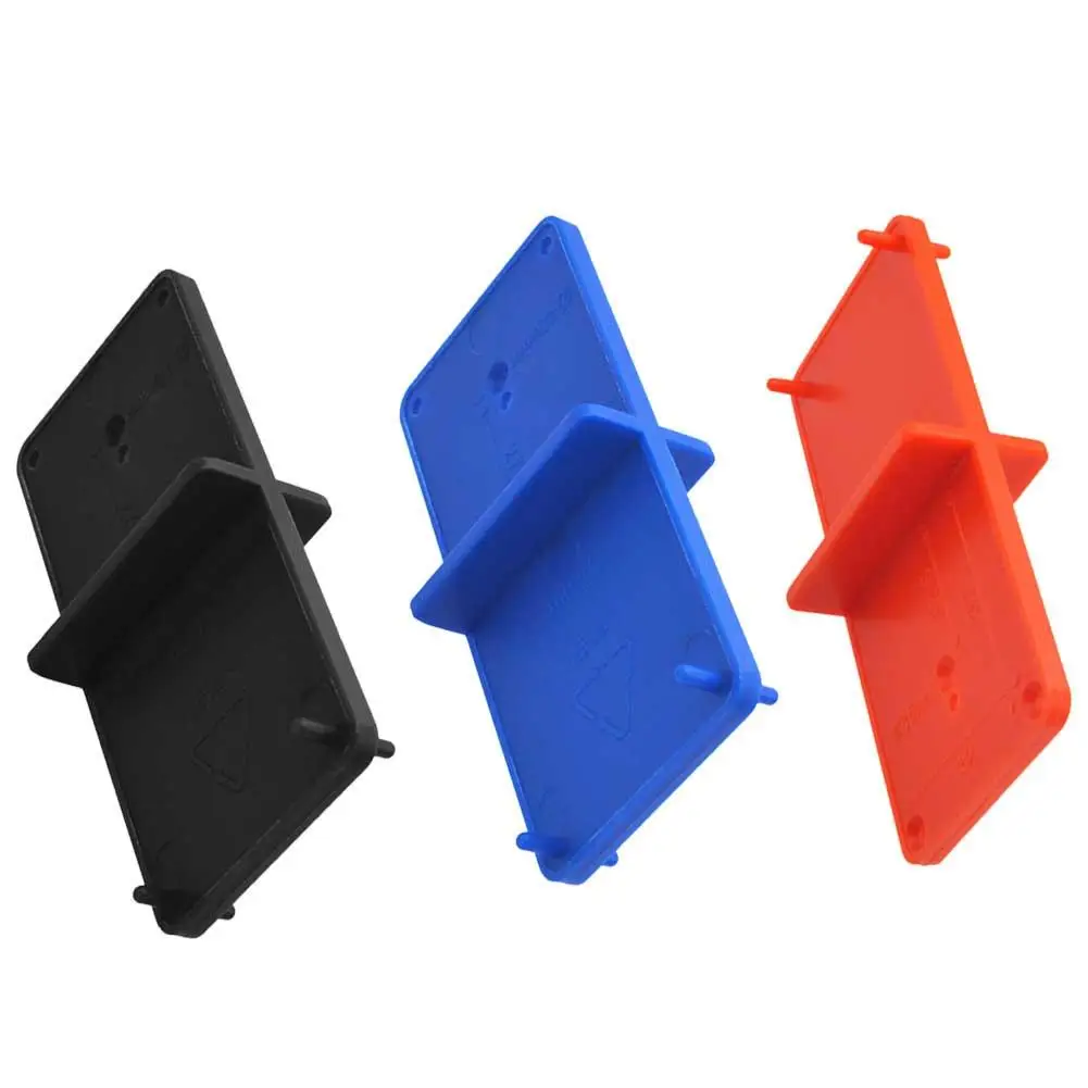 For 35mm/40mm Hinge Positioning Board Guide Locator Punch Locator Cabinet Door 85*40*22mm Drilling Tool Orange