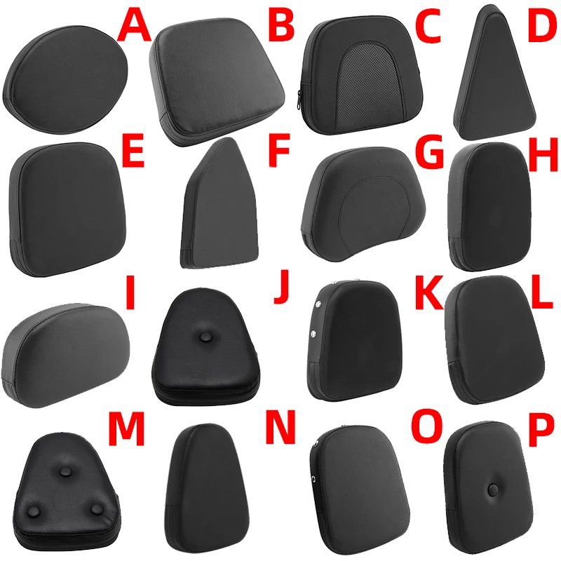 

Universal Motorcycle Back Rest Rear Passenger Backrest Pad For Harley Sportster Honda Gold Wing Yamaka Scooter Sissy Bars Pillow