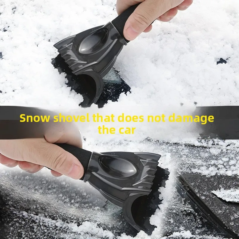Car Ice Scraper Snow Shovel Windshield Auto Defrosting Car Winter Snow Removal Cleaning Tool Car Accessories snow removal shove image 2