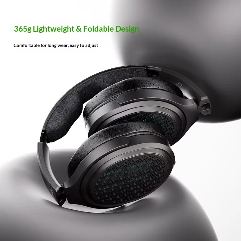 FiiO JT9 Over‑Ear Wired Headphones Hi‑Fi High Fidelity Monitor Headset For Music Audiophile Professional Studio Recording