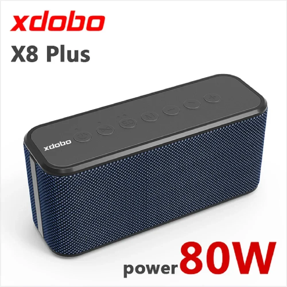 

XDOBO X8 Plus Bluetooth Speaker 80W Portable TWS Wireless Subwoofer 10400mAh Power Bank Function USB/TF/AUX Music Play Camping