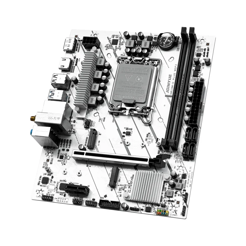 JGINYUE H610M Motherboard LGA 1700 Support Intel Core i3/i5/i7/i9 12th 13th Processor Dual channel DDR4 H610M-D PLUS WIFI