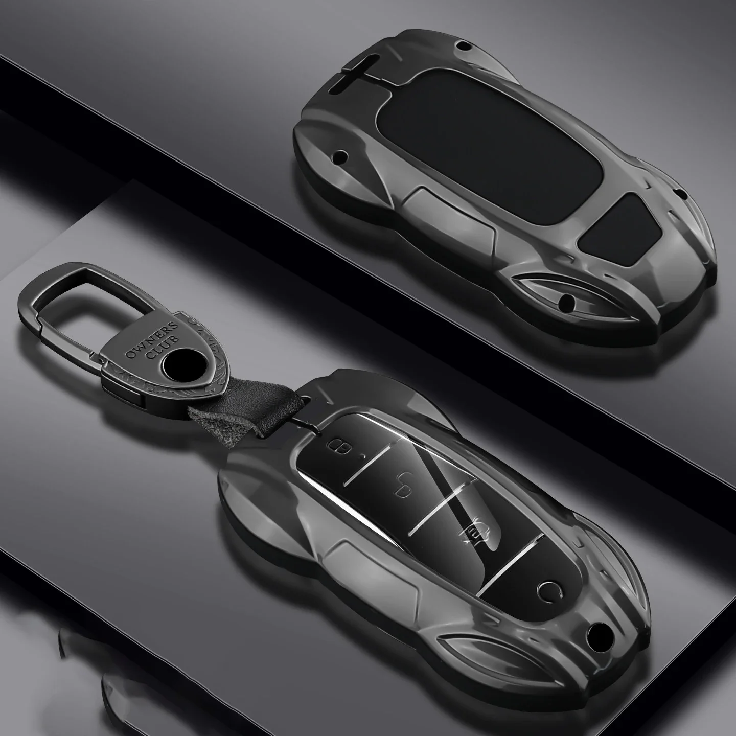 Metal Car Remote Key Cover Case Holder shell Chain Fob For BYD New ATTO 3 Atto2 Song Pro Dmi Dolphin Seal 6 Seal U Sealion 7 EV