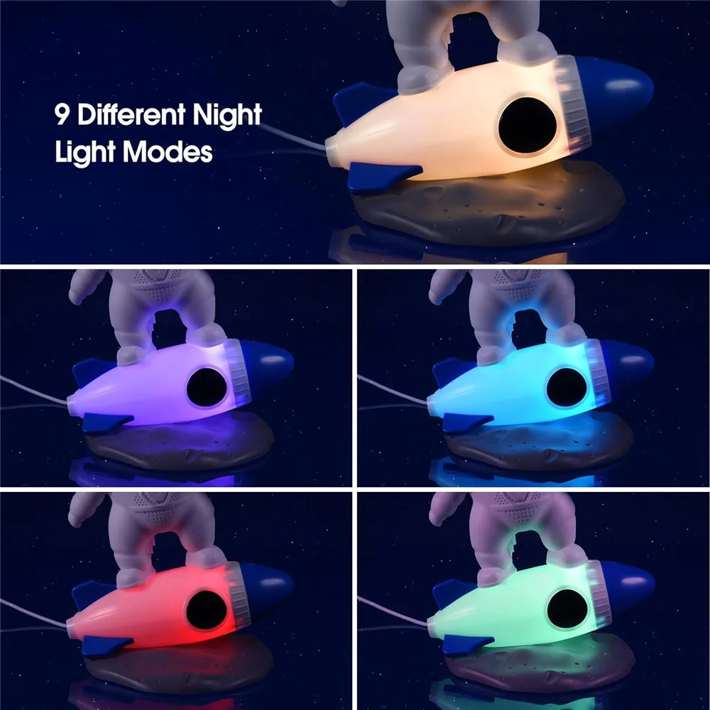 Kids Gift Astronaut Star Projector Night Light with Remote Control 360 Adjustable Design Bedroom Nebula Galaxy Projector Lights