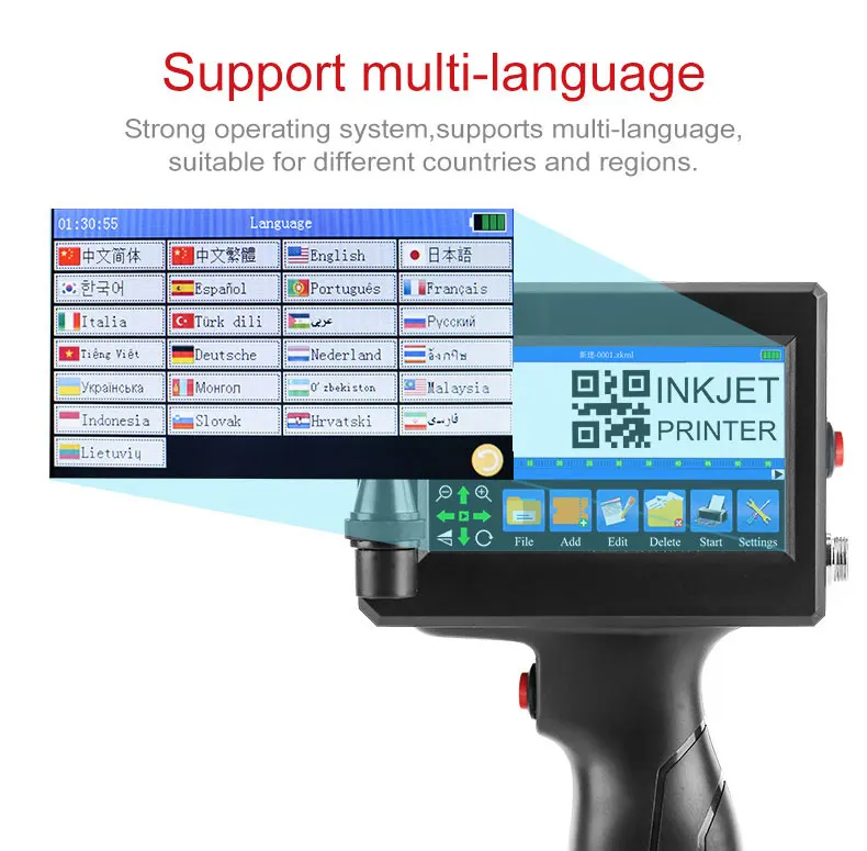 جودة عالية شبه أوتوماتيكية مع آلة طباعة الملصقات النافثة للحبر منخفضة الخسارة لزجاجة الأكياس البلاستيكية