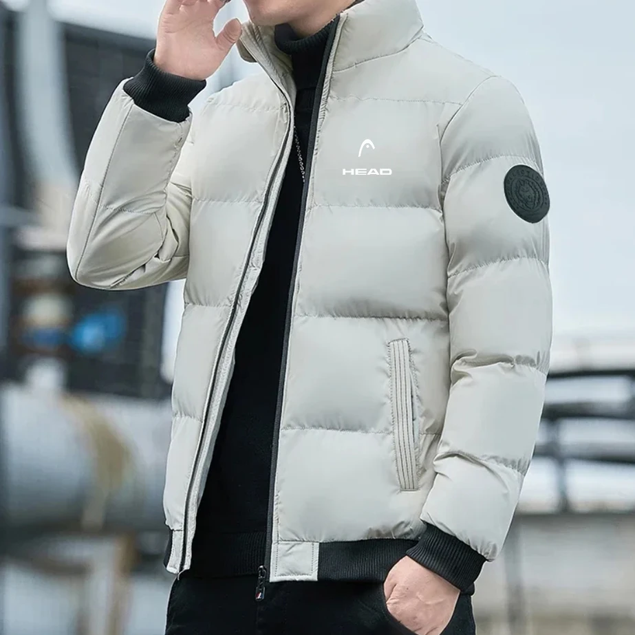 Ropa de algodón con cabeza personalizada para hombre, ropa de manga larga para deportes al aire libre y ocio, nueva tendencia de invierno