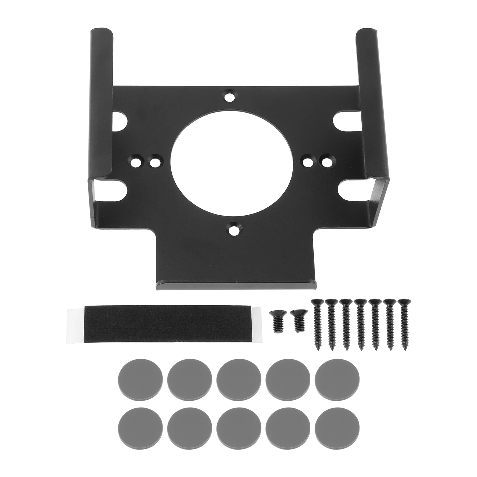 1Pc Under Table Bracket With Screws Compatible with VESA Hole Monitor Mount Plaster Wall Replacement Wall Mount Stand Hanging