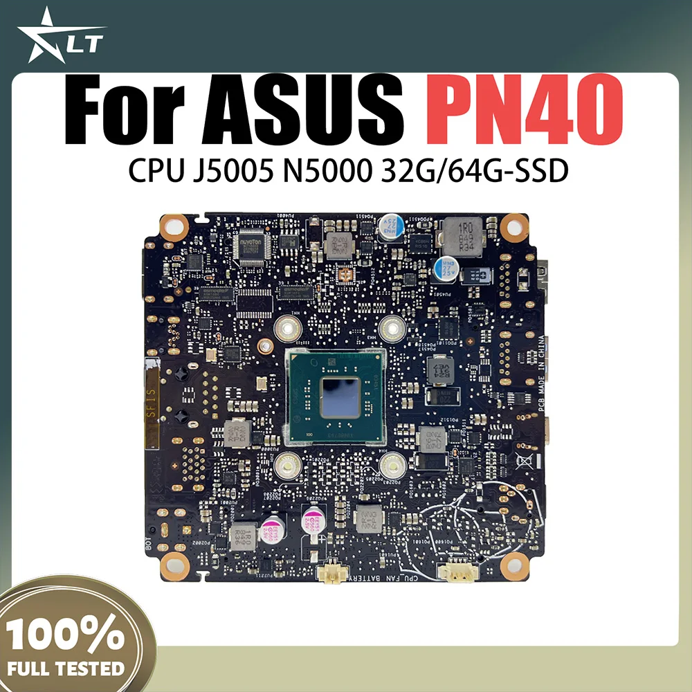 

PN40 Mainboard For ASUS Vivo Mini PC Mini HD Computer Motherboard With J5005 N5000 CPU 32G64G-SSD 100% Tested OK