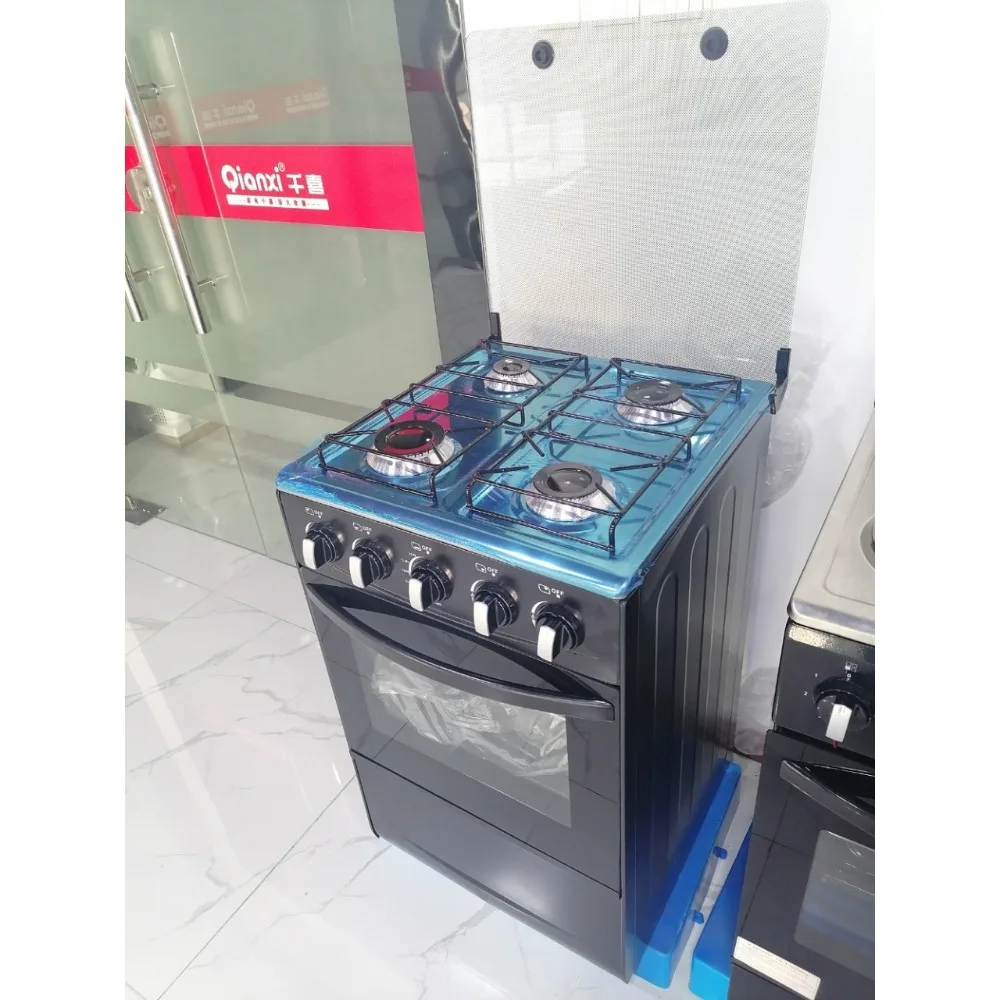 

Oven with natural gas stove, upright connected oven 4, four stove heads, gas filled oven 50X50 wide