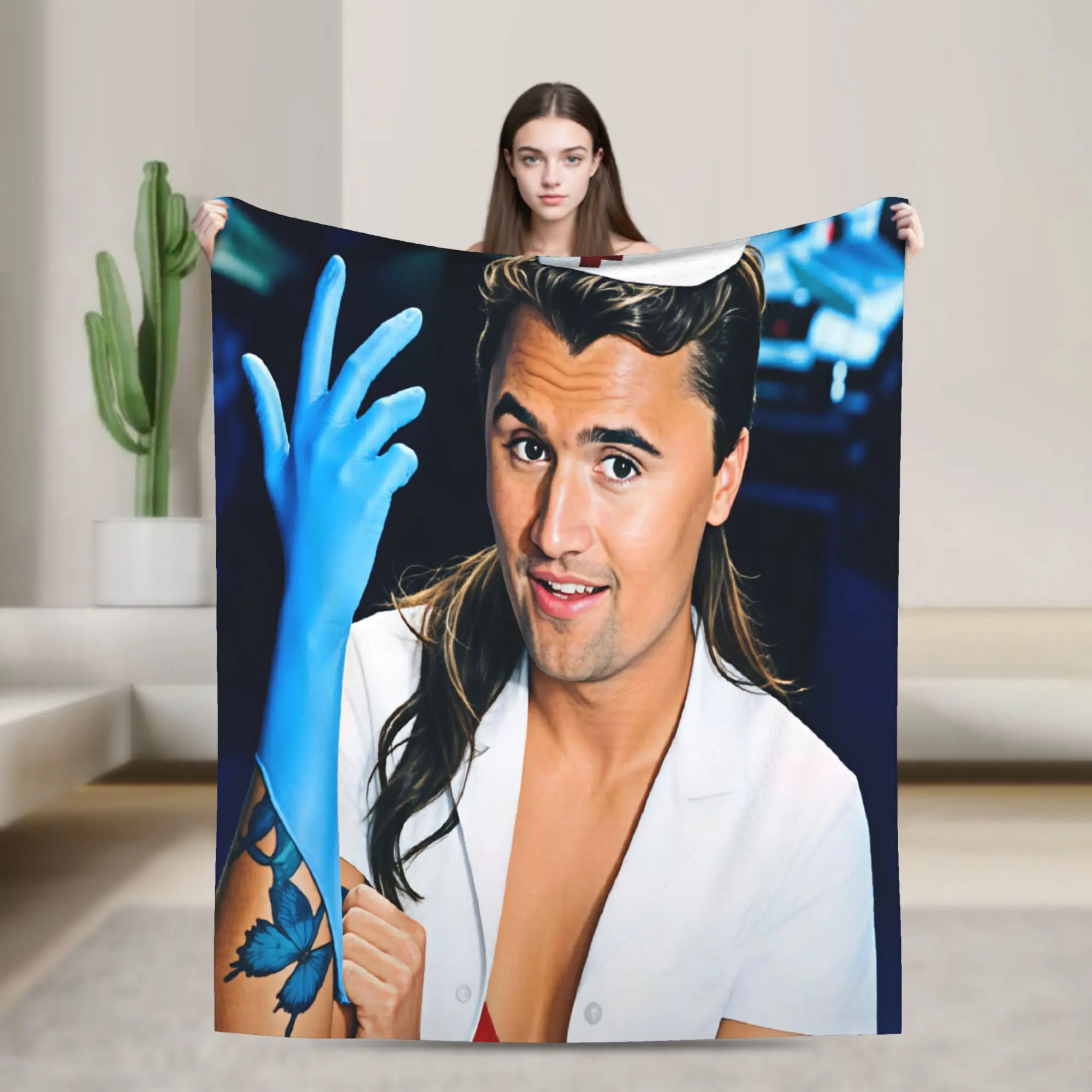 Soft Blanket Picnic Nurse Charlie Kirk Bedding Throws  Flannel Bedspread For Bedroom Novelty Sofa Bed Cover