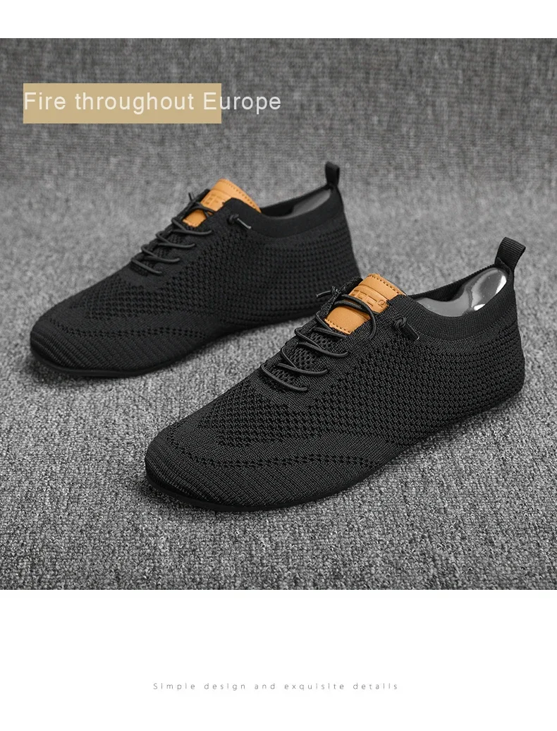 YRZL Herren-Sommer-Mesh-Slipper mit dünnem Boden, neuer Stil, atmungsaktiv, rutschfest, lässig, Wanderschuhe, leichte Fahrschuhe für Herren – Detail 2