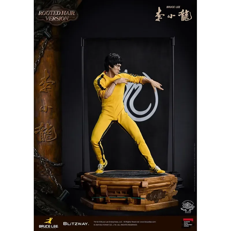 for BLITZWAY 1/4 Bruce Lee Limited Edition Hair Transplant Version Statue Figure Collectible Model