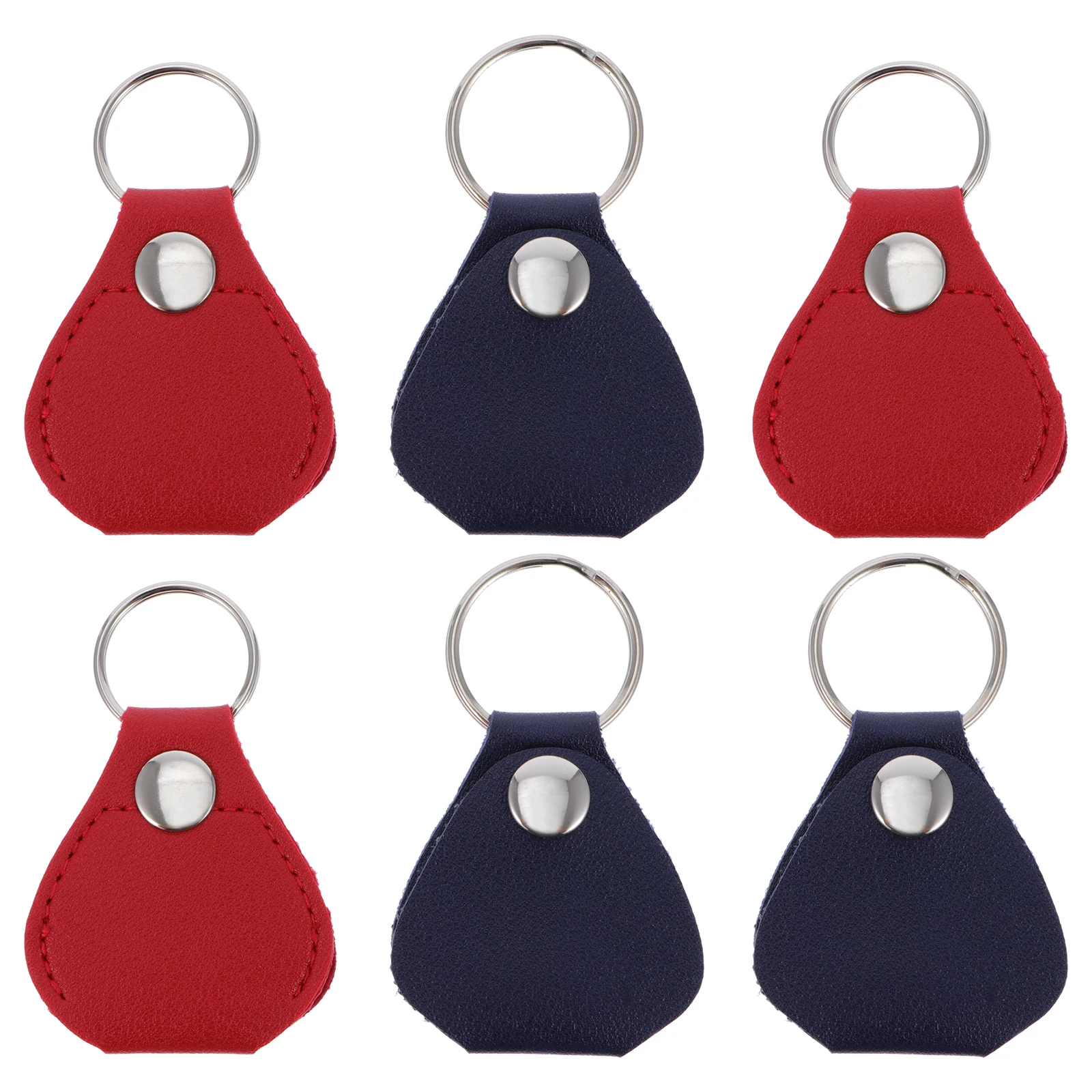 

6 Pcs Guitar Pick Keychain Picks Uñetas Bag Plectrum Holder Case for Instrument