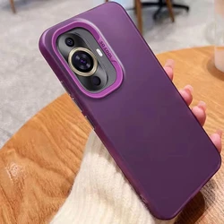 For Huawei nova 12s Case Huawei nova 12s Phone Cover NOVA12S Cases FOA-LX9 Luxury Metallic Aurora Skin Matte Cover