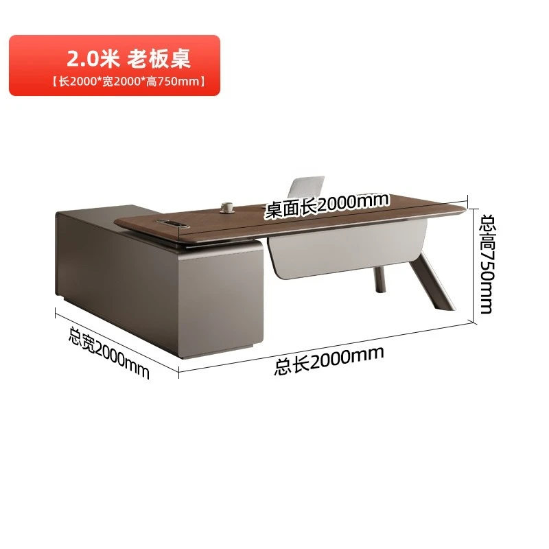 Boss Desk Office Furniture Table Chair Combination Manager Supervisor Desk
