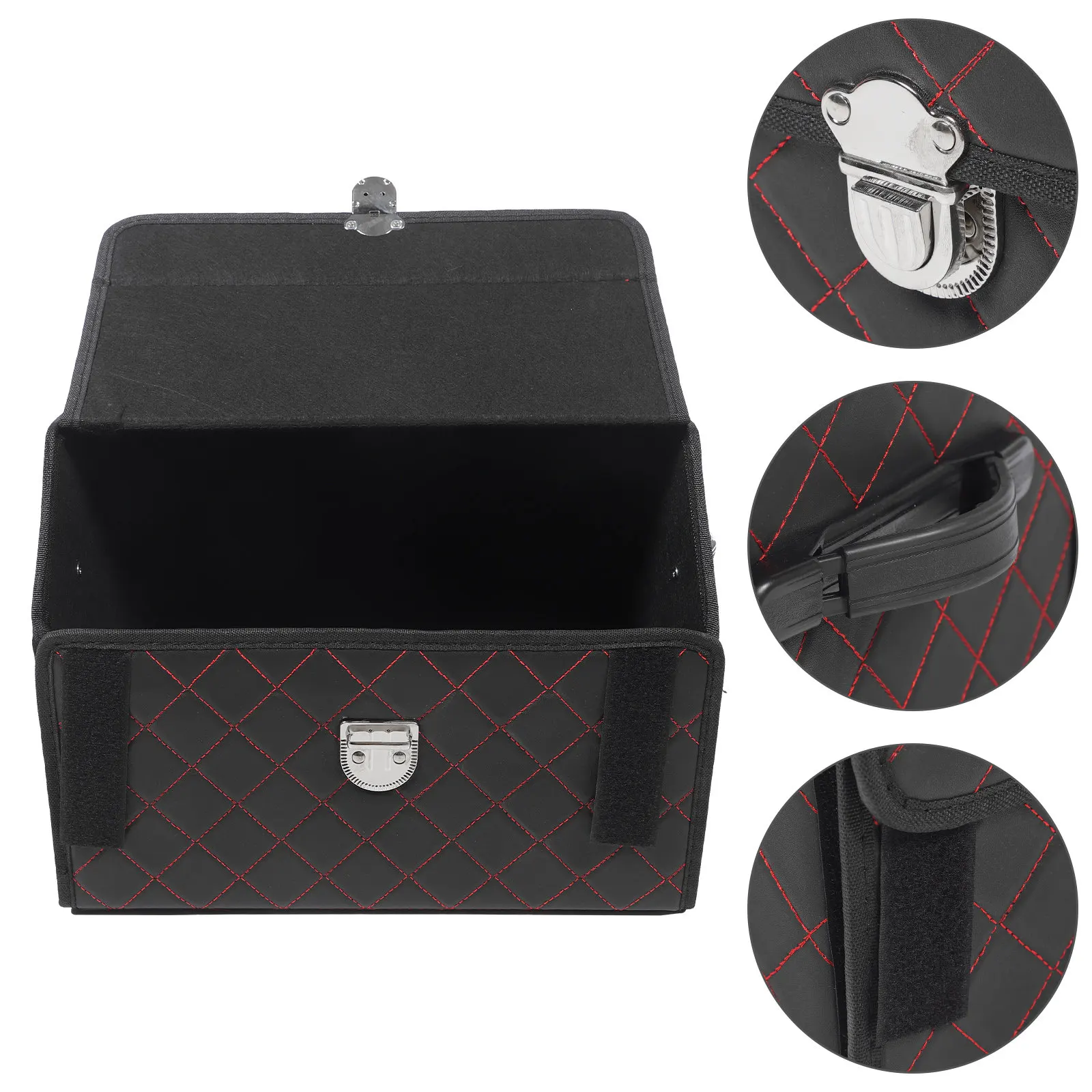 

Car Organizer Trunk Foldable Large Capacity Suv Cargo Storage Box Car Trunk Organizer Storage Solutions