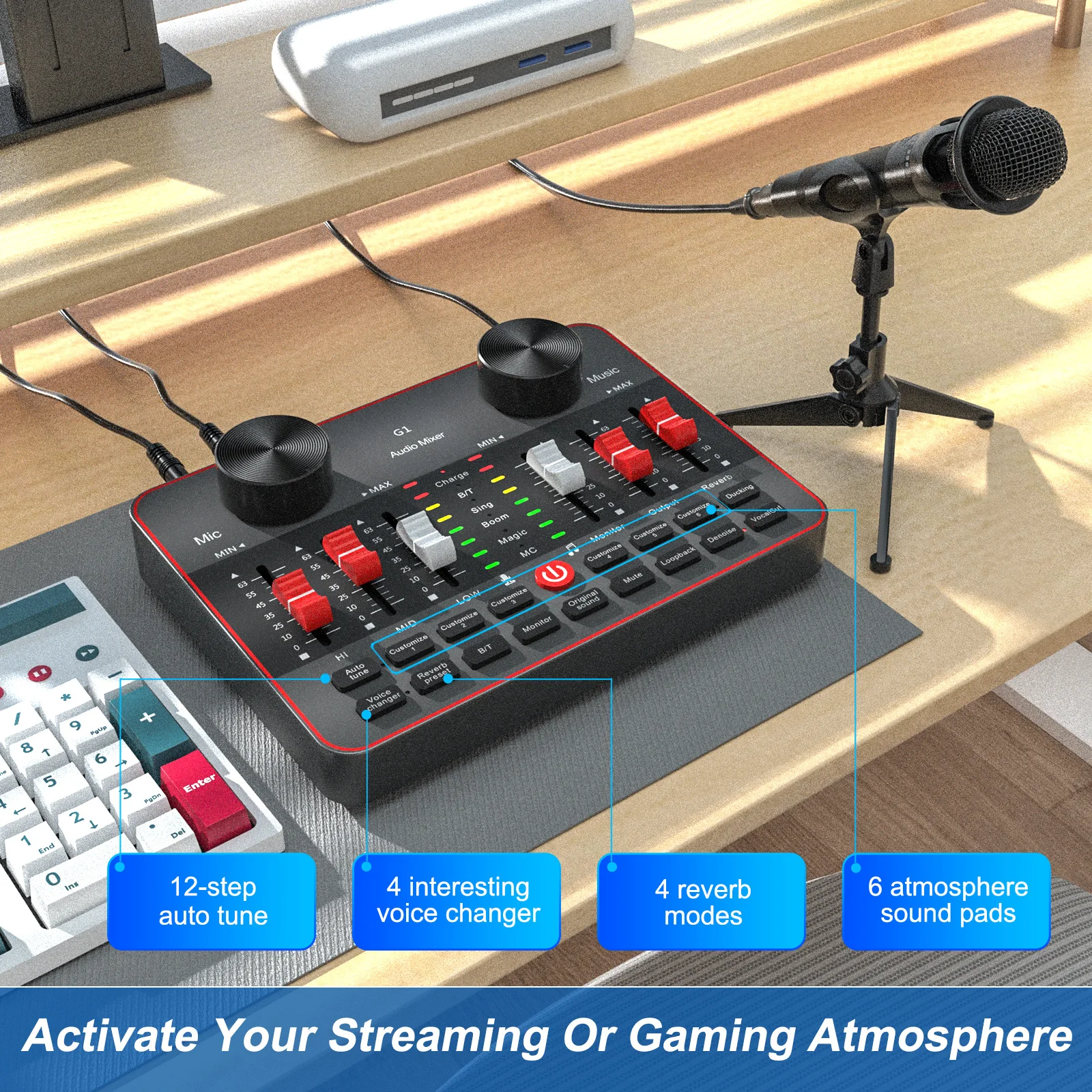 Tenlamp Podcast Equipment Bund - Pc Gaming Youtubers review and price