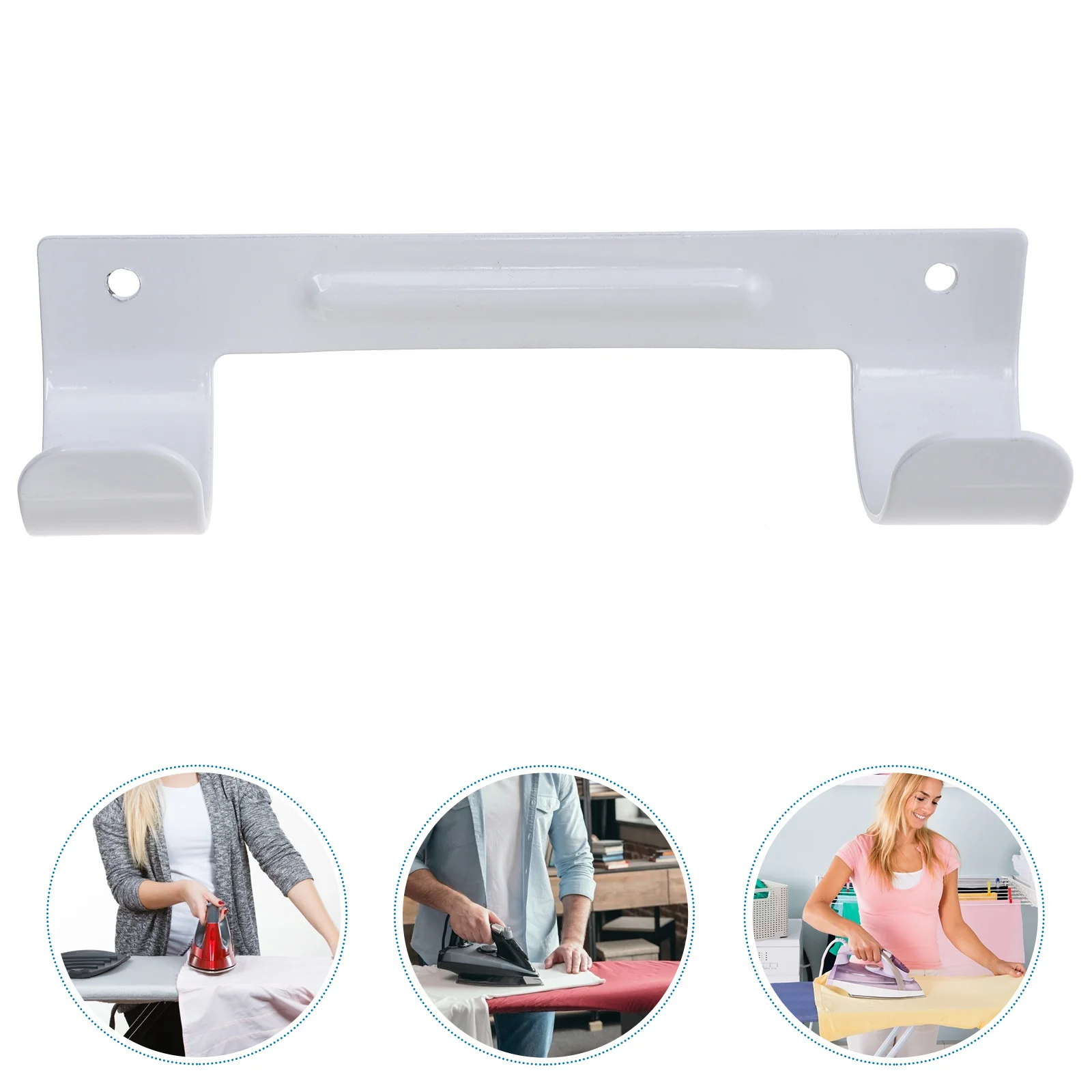 

Ironing Board Hook Dual-head Hanging Rack Storage Household Hooks Clothes Hanger Holder Hotel Shelves