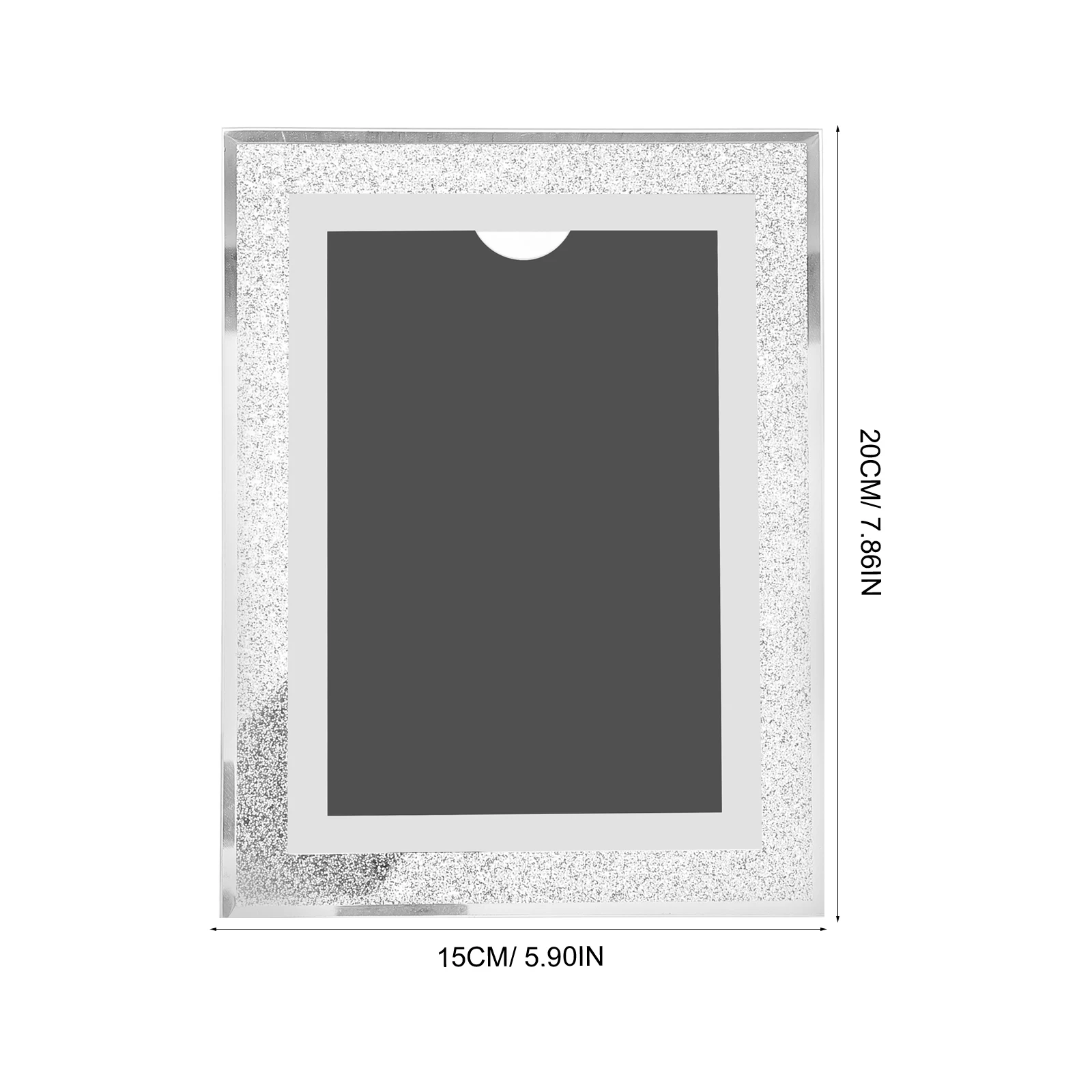 Crystal Glass Photo Frame Pictures Desk Frames Clear Holder Home Household Lovers Bridal Shower Glass Photo Frame Picture Holder