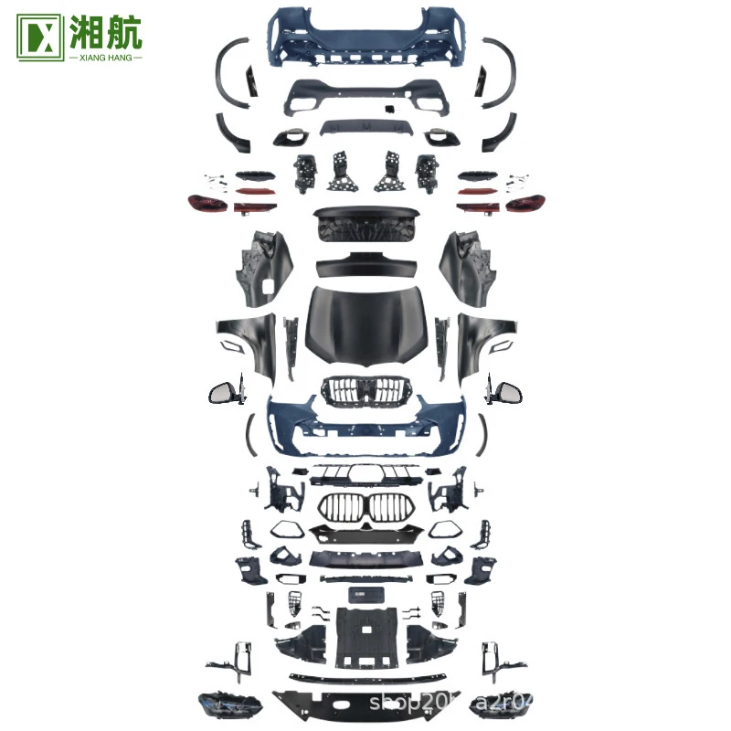 Suitable for BMW X6 bumper surround 08-13 model E71 modified to 20-22 model G06 MT old model modified to new body