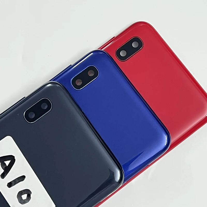 10 pcs A10 Back Cover For Samsung Galaxy A10 A105 Phone Housing Case Battery Cover Panel Chassis Lid Real Door Side Buttons