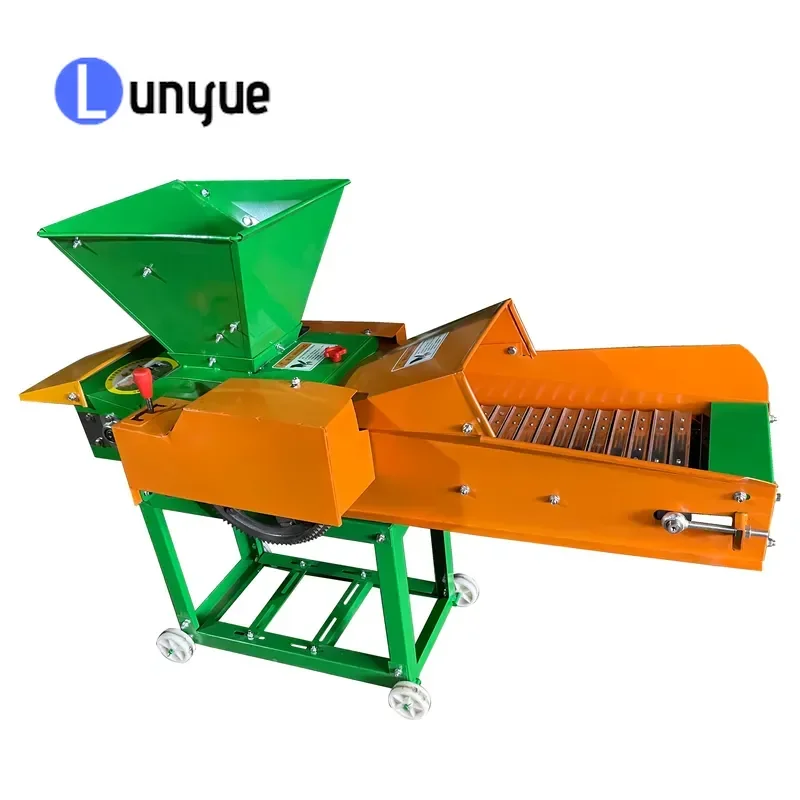 New Design Mini Chaff Cutter Small Agriculture Feed Processing Machine Grass Shredder Animals Silage Chopper Farm Machinery