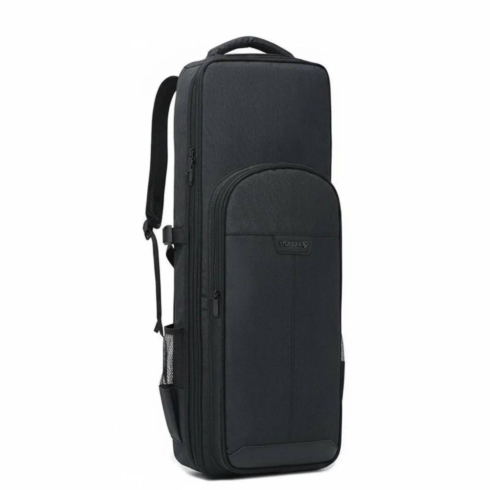 2 Pieces Double Electric Sax Bag Portable EWI Backpack Bag Internal Fixing Strap