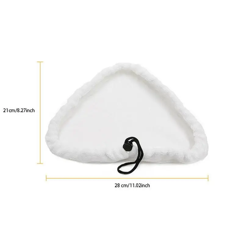 Steam Mop Covers Triangle Microfiber Steam Washable Mop Cloth Cover Floor Cleaning Replacement Pads Home Clean Mop Accessories