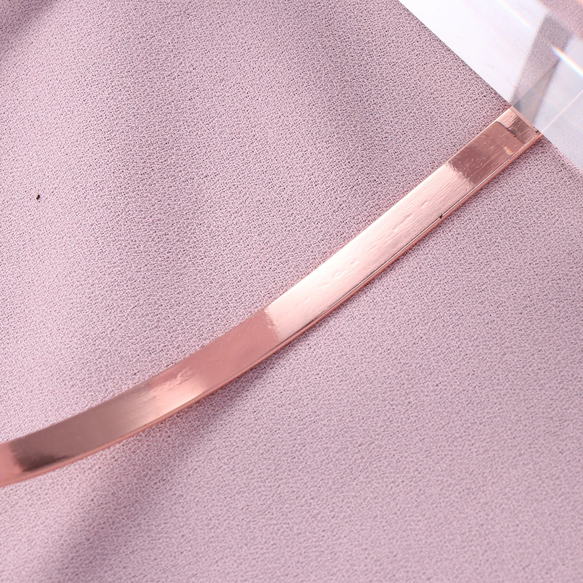 

Alloy Cat Ear Headband Rhinestone Flower Design Smooth Edges Adjustable Fit for Dance Parties Costumes Rose Gold