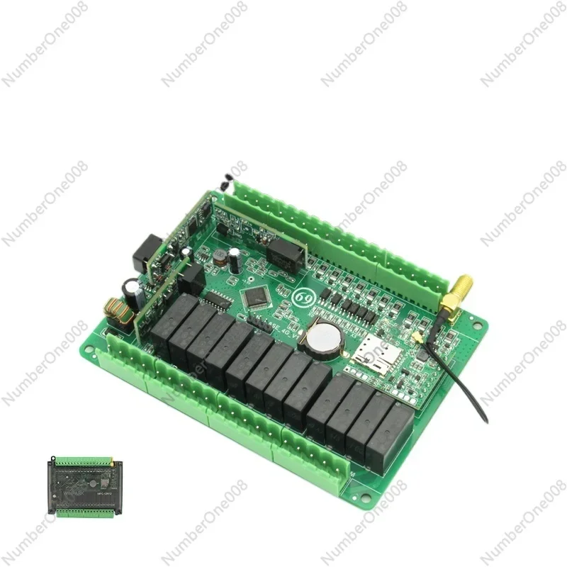 12 in 12 Out Remote Io Controller Network Relay 485 Programmable Small Simple Plc Board 4g Module